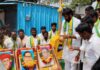 టీఆర్ఎస్ పార్టీ బలోపేతానికి కృషి చేద్దాం: గొంగళ్ల రంజిత్ కుమార్ TRS constituency in-charge Ranjith Kumar unfurls the TRS flag in Gadwal