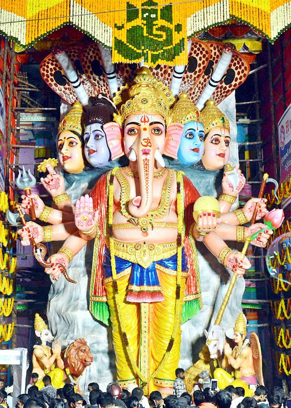 Vinayaka Chavithi celebrations in Hyderabad