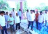 నిర్మాణ పనులను పరిశీలించిన ఎమ్మెల్యే కసిరెడ్డి నారాయణరెడ్డి MLA Kasireddy Narayana Reddy inspecting construction works