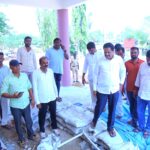 నిర్మాణ పనులను పరిశీలించిన ఎమ్మెల్యే కసిరెడ్డి నారాయణరెడ్డి MLA Kasireddy Narayana Reddy inspecting construction works