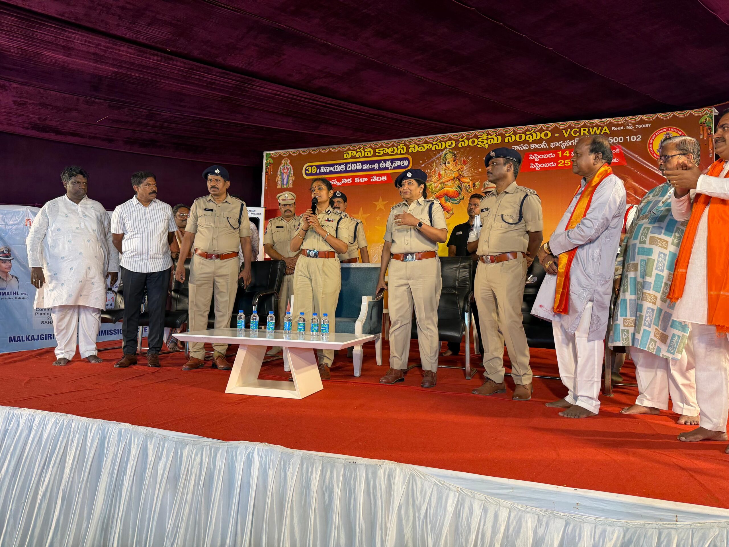 Road safety awareness campaign at Ganesh Suraksha Sankalp–2026