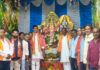 వినాయక మండపాలను సందర్శించిన సామ రంగారెడ్డి, మొద్దు లచ్చిరెడ్డి Sama Ranga Reddy and Moddu Lachireddy visit Vinayaka mandapams