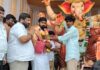 అయిజలో గణనాథుడినికి ప్రత్యేక పూజలు చేసిన గొంగళ్ల రంజిత్ కుమార్ Gongalla Ranjith Kumar Offers Special Prayers to Lord Ganesha in Aiza