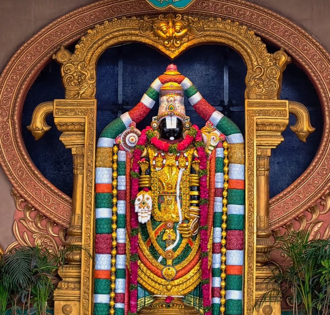 Devotees during the ongoing rush at Tirumala
