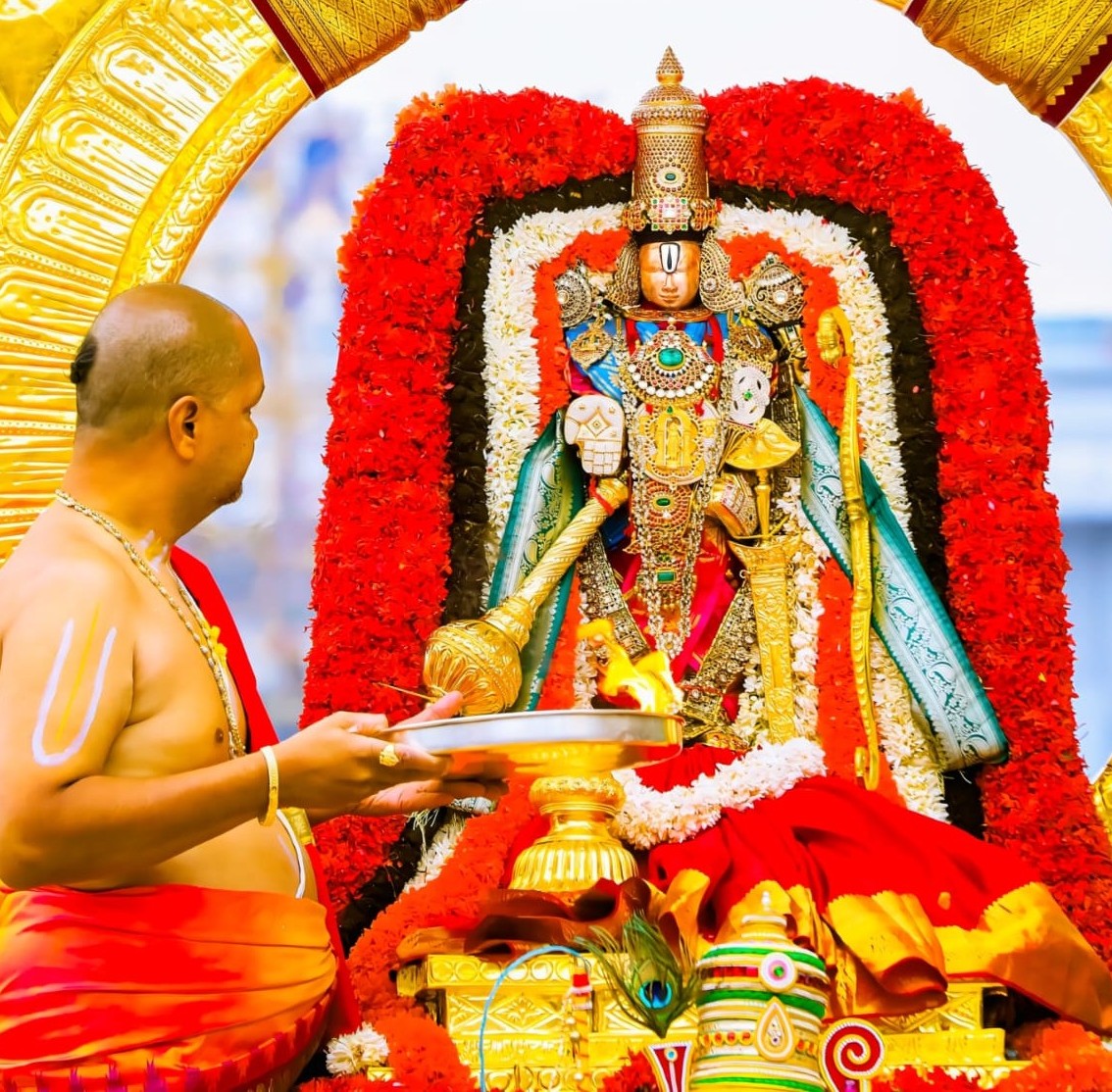 Tirumala Sees Heavy Devotee Rush; Free Darshan Takes 12–13 Hours